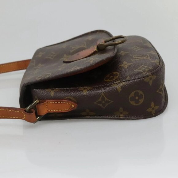 LOUIS VUITTON Monogram Saint Cloud MM Shoulder Bag M51243 LV Auth 132152 - Picture 3 of 16